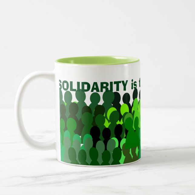 Solidaritetmug* Två-Tonad Mugg (Vänster)