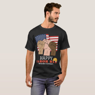 Solidaritetsarbetarnas enhetsdag med USA flagga T Shirt