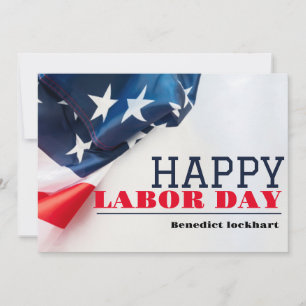 Solidaritetsarbetarnas enhetsdag med USA flagga T Tack Kort
