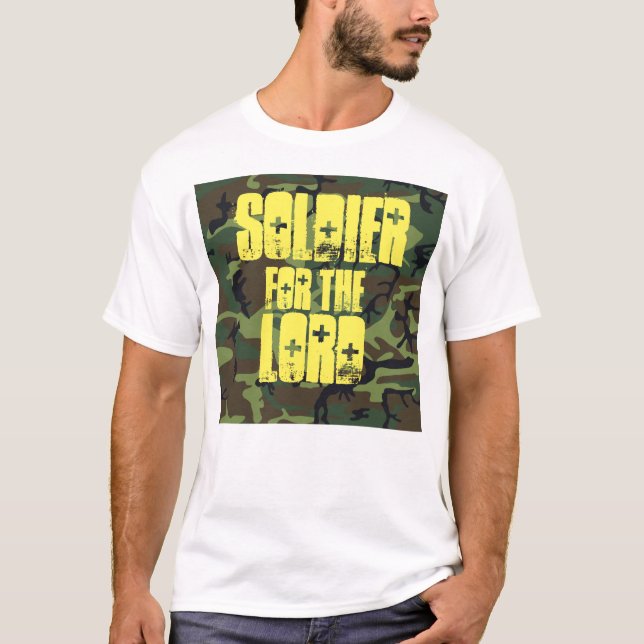 SOLIDIER FÖR LORD, kristna T-shirts (Framsida)