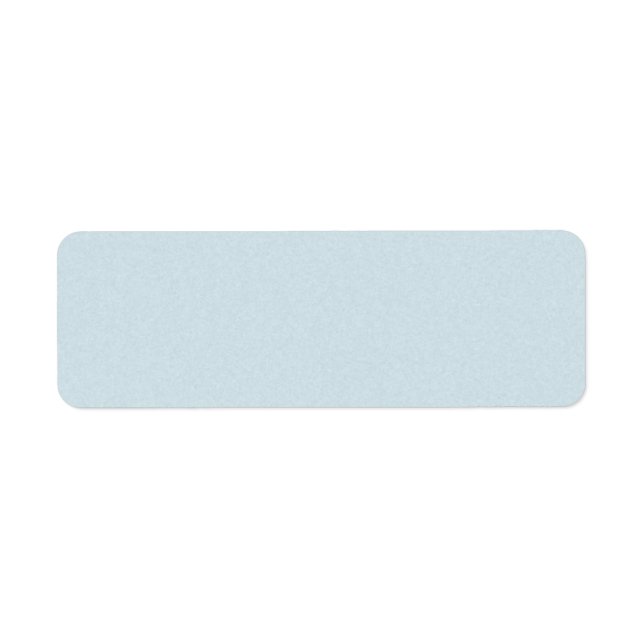 SOLIDR LIGHT BABY BLUE SOLID FÄRG BACKGROUND WALL RETURADRESS ETIKETT (Framsidan)