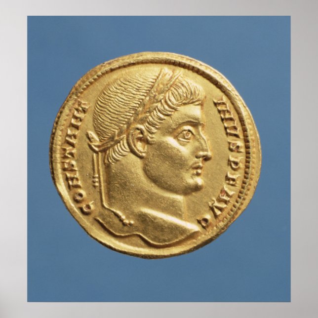 Solidus of Constantine I Poster (Framsidan)