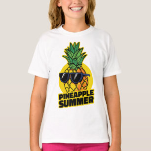 Solig Ananas: Sommarstämning med Solglasögon T Shirt