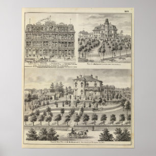 Solig backe res av RMEN Hazelett, Greencastle Poster