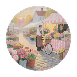 Solig blomster-gatusscen