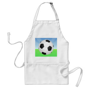 Solig dag för fotbollboll förkläde