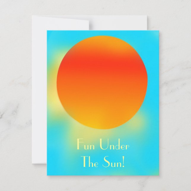 Solig Dag Inbjudan (Framsida)