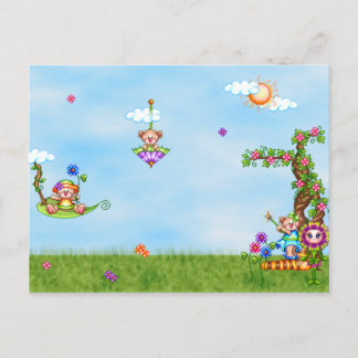 Solig dagvykort vykort