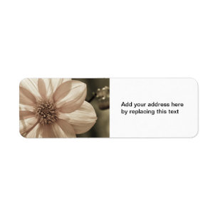 Solig Dahlia Returadress Etikett