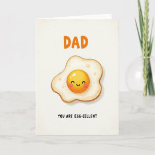 Solig fadersdag Gulkort Kort