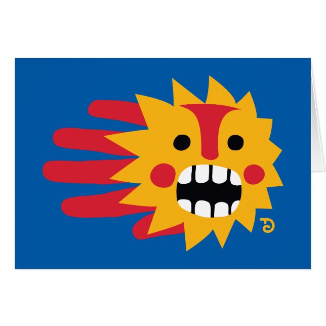 Solig helg hälsningskort (Framsidan Horizontal)