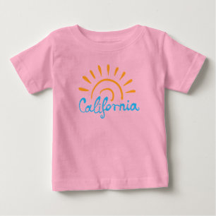 Solig Kalifornien logotyp Tee