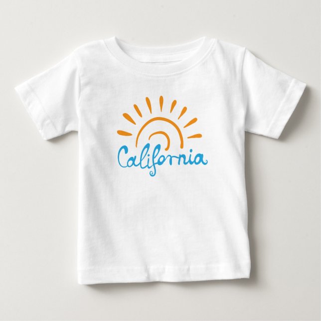 Solig Kalifornien logotyp Tee (Framsida)