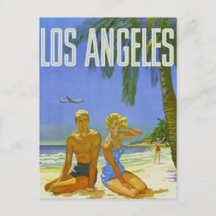 Solig Los Angeles Hälsningar Vykort