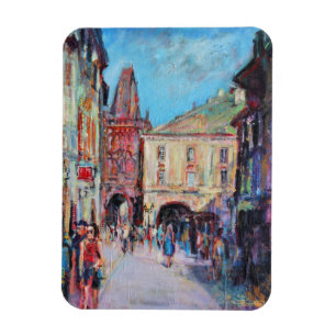 Solig sida Prague Magnet