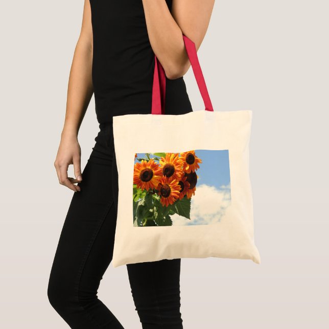 Solig solfjäderstutebag tygkasse (Framsida (produkt))