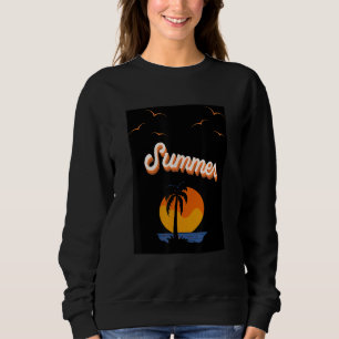 Solig sommardryck och avkoppling t shirt