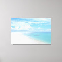 Solig vit sand strand havslandskap resa foto