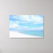 Solig vit sandstrand havslandskap resa foto