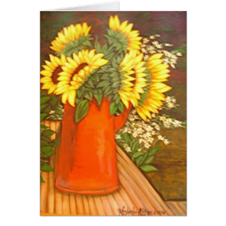 Soliga dagar hälsningskort