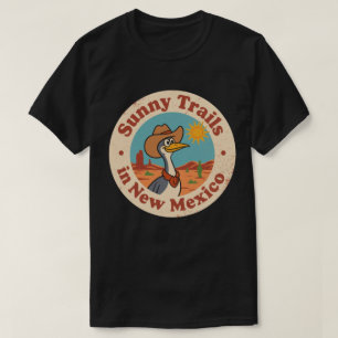 Soliga stigar_ New Mexico Ökenkonstverk T Shirt