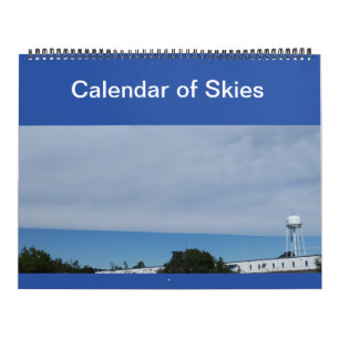 Soligt bedöva fotokalendern av himmlar kalender