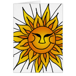 Soligt bedöva hälsningskort