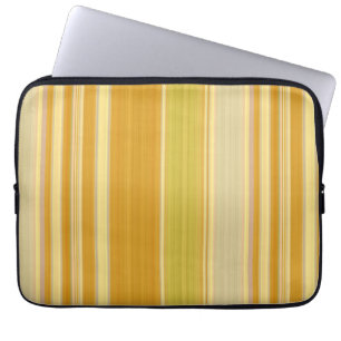 Soligt gula ränder laptop fodral