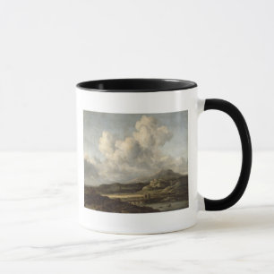 Soligt landskap mugg
