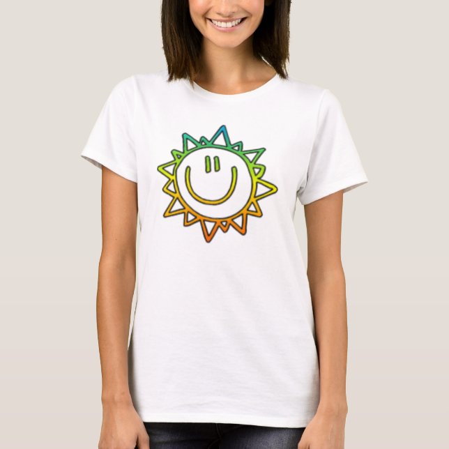 Soligt leende för KRW Tee Shirt (Framsida)