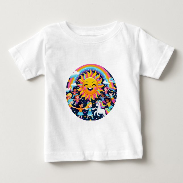 Soligt Leende T Shirt (Framsida)