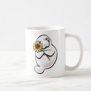 Soligt ManateeAv-Koppel Art™ Kaffemugg