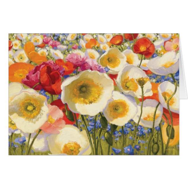 Soligt överflöd hälsningskort (Framsidan Horizontal)