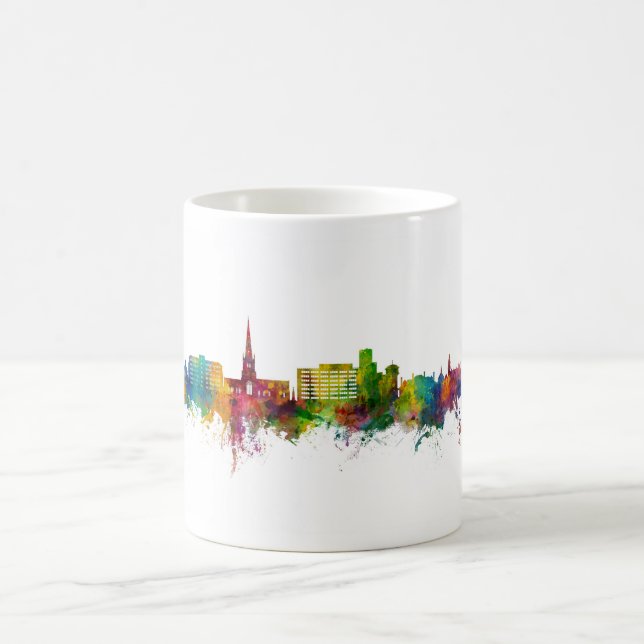 Solihull England Skyline Kaffemugg (Center)