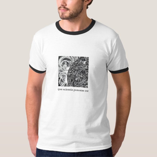 Solillustration med t shirt (Framsida)