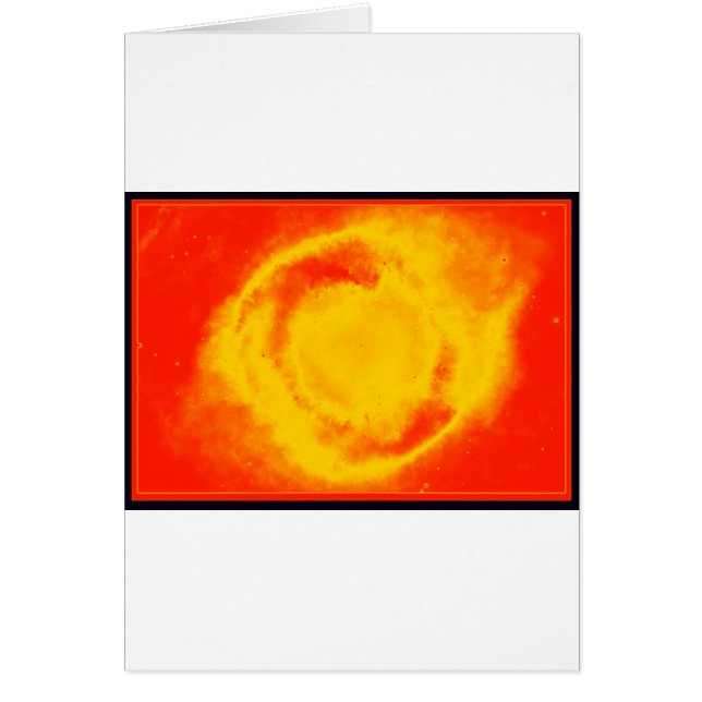 Solilsken blick hälsningskort (Framsidan)