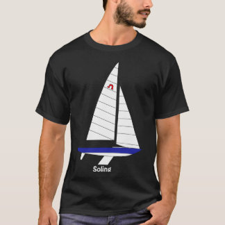 Soling Internationell Keelboat Tävla Class T Shirt