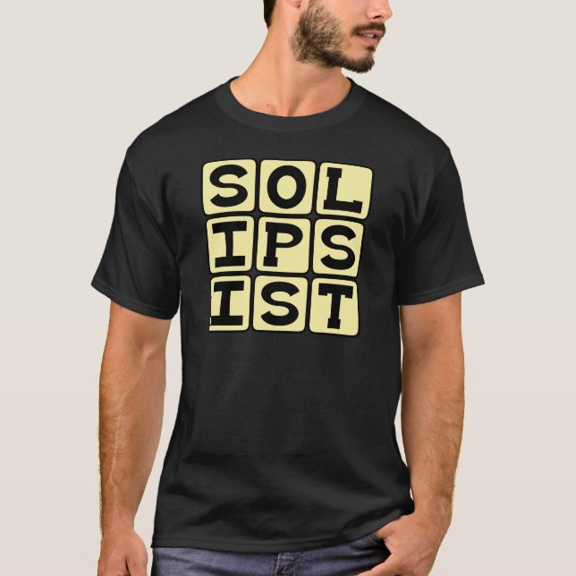 Solipsist, filosofisk synvinkel tee (Framsida)