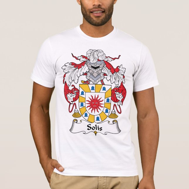 Solis familjvapensköld t-shirt (Framsida)