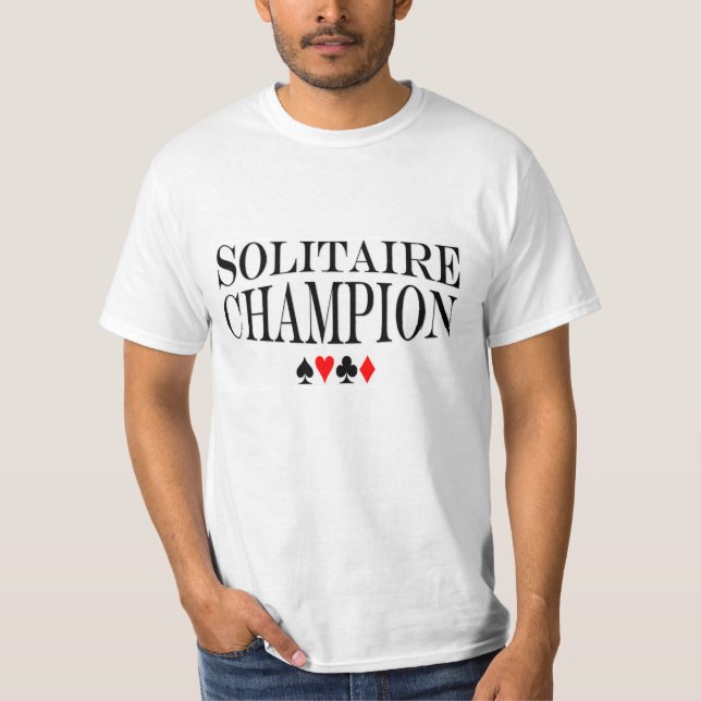 Solitairemästare T Shirt (Framsida)