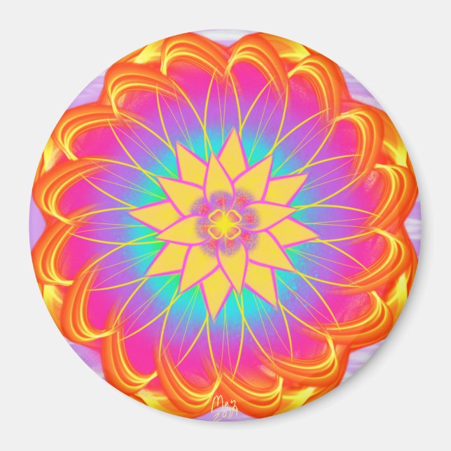 Solitär superstjärna per pwwrer magnet (Framsidan)