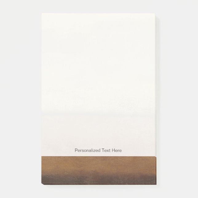 Solitary Desert liggande av Norman Wyatt Post-it Block (Framsida)