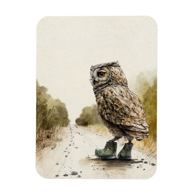 Solitary Walk Magnet (Vertikal)