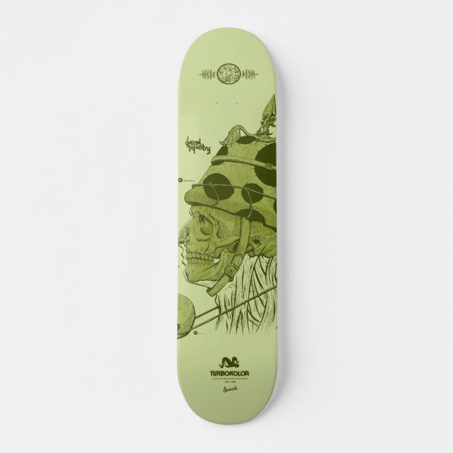 SOLITT INFANTERI SKATEBOARD BRÄDA 19,5 CM (Framsida)