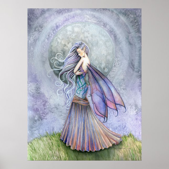 Solitude Fairy Poster Print by Molly Harrison (Framsidan)