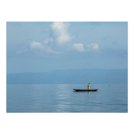 Solitude in Haitian Caribbean Fototryck