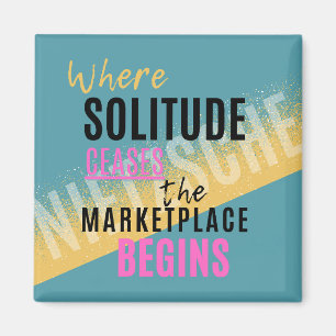 Solitude-introduktion Introvert Nietzsche-citat Magnet