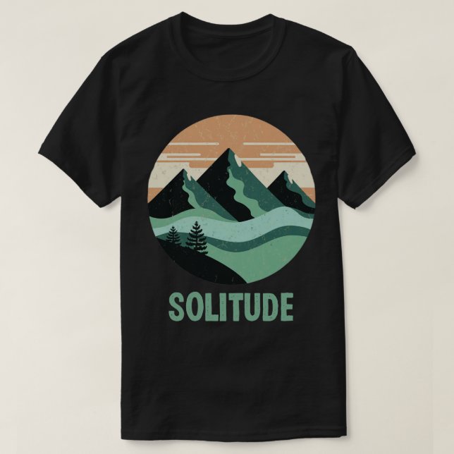 Solitude TShirt T Shirt (Design framsida)