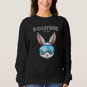 Solitude Utah Usa Ski och Snowboard Rabbit T Shirt