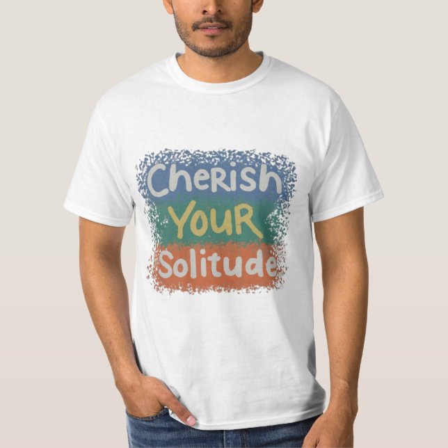 Solitude's Embrace t shirt design (Framsida)